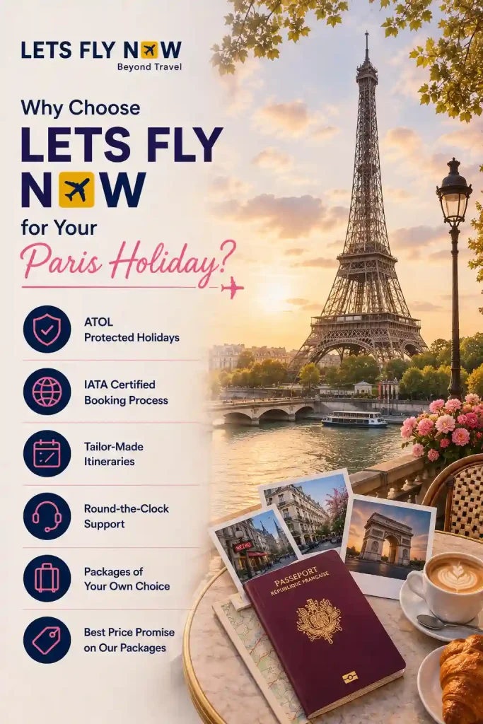 Why Book lets fly now for Paris Holidays