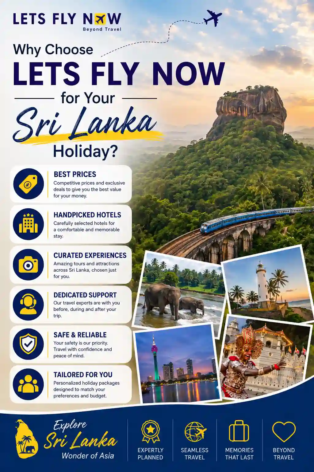 Why Choose Lets Fly Now for Sri Lanka