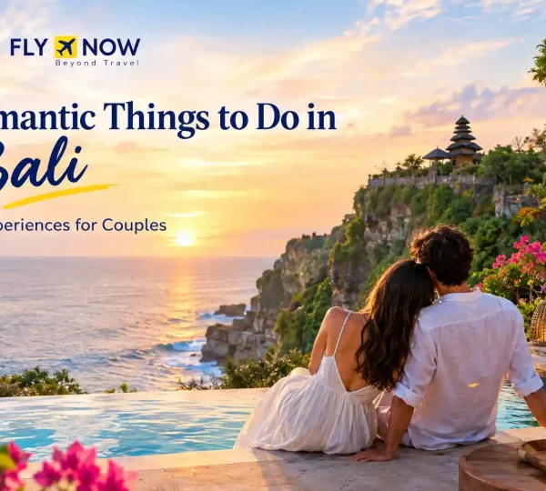 Romantic Bali getaway for couples with a beautiful tropical sunset